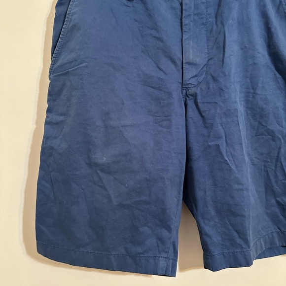 UNIQLO Navy Blue Cotton Chino Shorts 7” - Picture 5 of 5